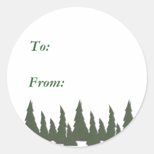 O Christmas Trees - Christmas GIft labels