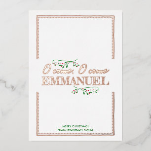 O Come, Emmanuel! 