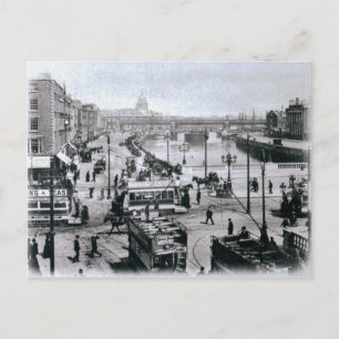 O' Connell Bridge and the River Liffey, Dublin Postcard