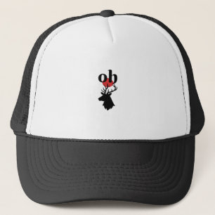 O Dear O Dear Red Artistic Expression  Trucker Hat