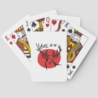 O Dear O Dear Red Retro Classic Design Playing Cards