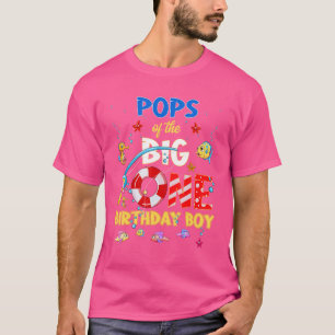 O Fish Ally One Birthday Pops Of The Birthday Boy T-Shirt