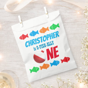O-Fish-Ally One Fishing 1st Birthday Favour Bags
