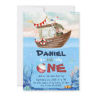 O-fish-ally One Fishing 1st Birthday Invitation