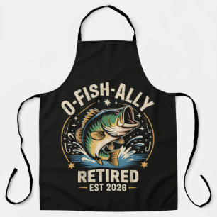 O-Fish-Ally Retired 2026 Fisherman Fishing Apron