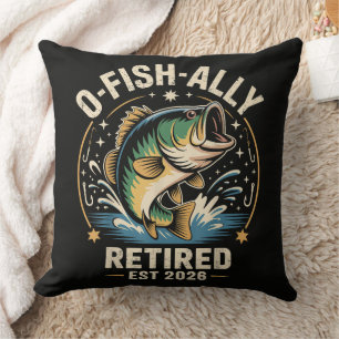 O-Fish-Ally Retired 2026 Fisherman Fishing Cushion
