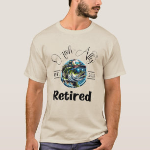 O-Fish-Ally Retired bass fishing  T-Shirt
