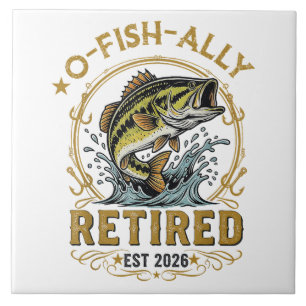 O Fish Ally Retired Since 2026 Fishing Retirement Tile