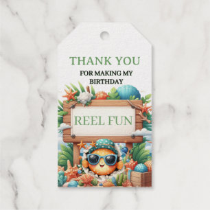 O-Fish-Ally The Big One Fishing Birthday  Gift Tags