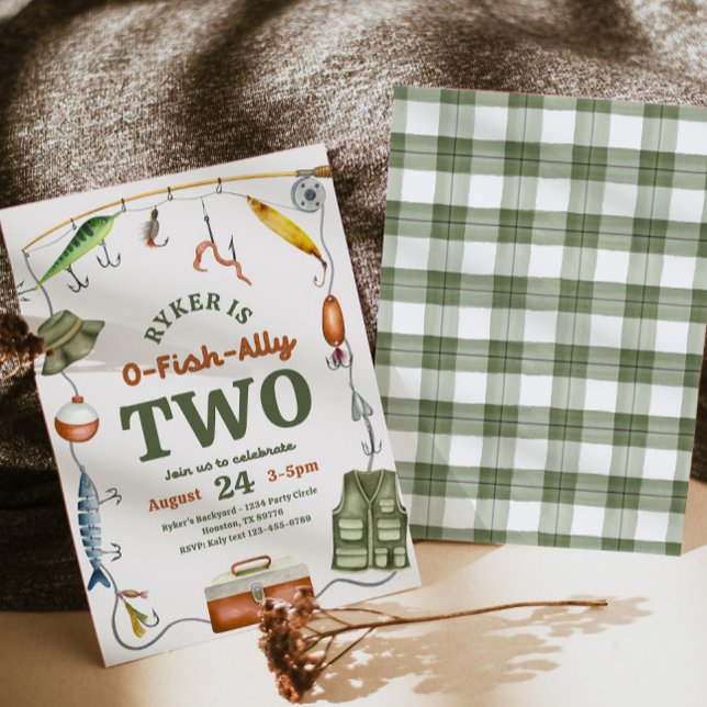 O-Fish-Ally Two Birthday Invitation (Creator Uploaded)