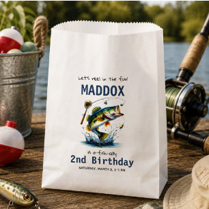 O-Fish-Ally Two Fishing 2nd Birthday Favour Bags