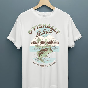 O-Fishally Retired Funny Fishing Retire T-Shirt