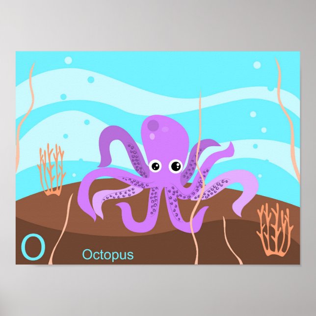O for octopus Poster (Front)