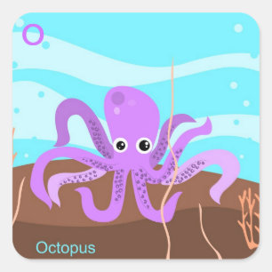 O for octopus Sticker