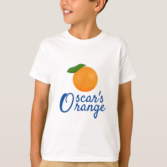 O For Orange and Initial O T-Shirt (Front)