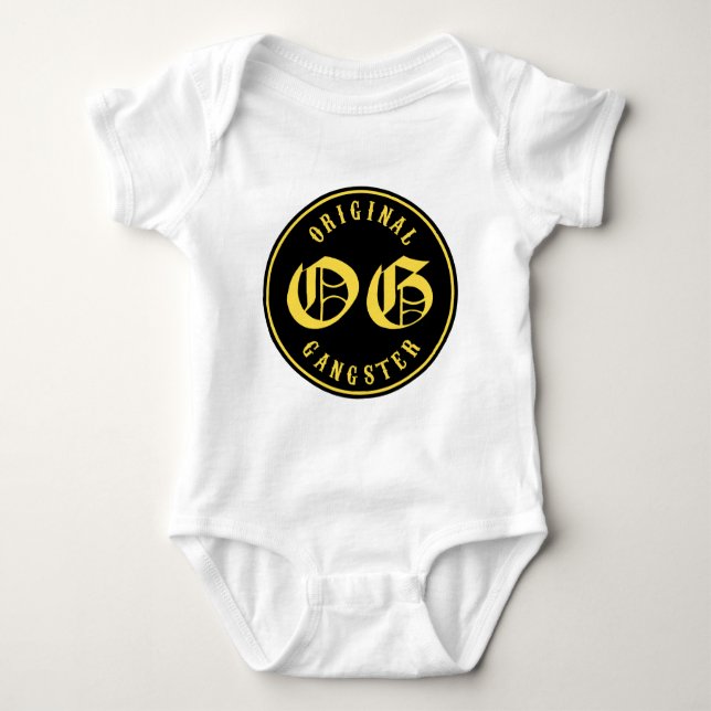 O.G. Original Gangster Baby Bodysuit (Front)