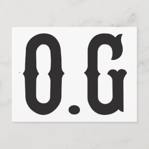O.G original gangster Postcard