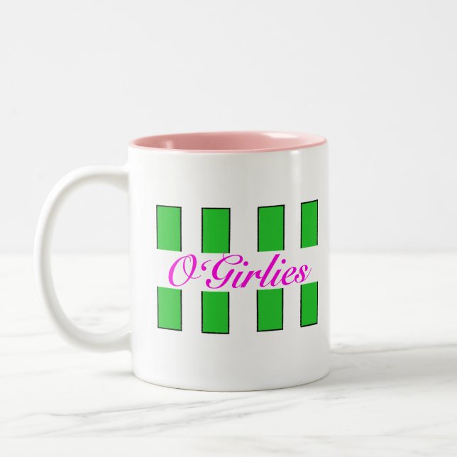 O’Girlies Pink Mug (Left)