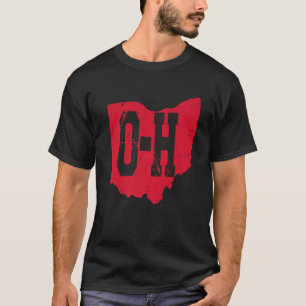 O-H Couples Matching Ohio Sports Football Funny Fu T-Shirt