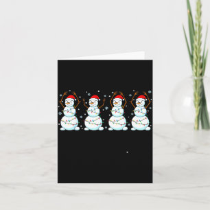 O-h-i-o Christmas Snowman Ohio Vintage And Midwest Card