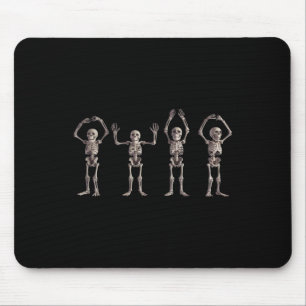O-h-i-o State Skeleton Lover Ohio Halloween Men Wo Mouse Pad