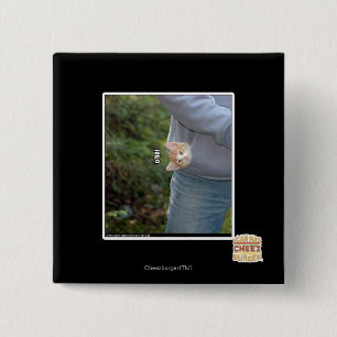O hai 15 cm square badge
