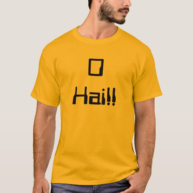 O Hai!! T-Shirt (Front)