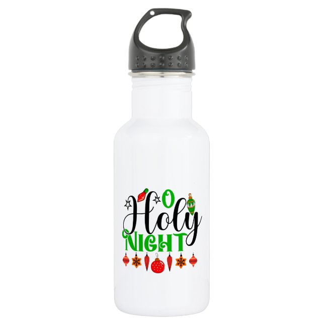 O Holy Night-84603 532 Ml Water Bottle (Front)