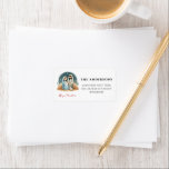 O Holy Night Christmas Nativity Scene Address Label<br><div class="desc">'Tis the Season for sending Christmas holiday greetings to family and friends. You can send your wishes with this simple return address label to show the true meaning of Christmas with the Birth and Saviour of the World -- Jesus Christ. The return address label features Mary, Joseph and baby Jesus...</div>