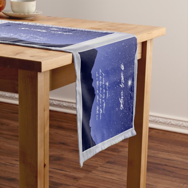 O Holy Night Christmas Table Runner (In Situ)