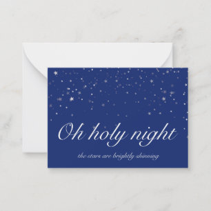 O Holy Night Flat card