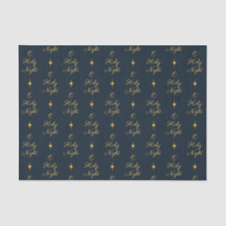 O Holy Night Navy & Gold Tissue Paper