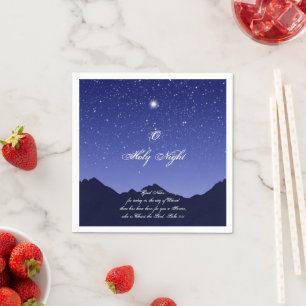O Holy Night Paper Napkins