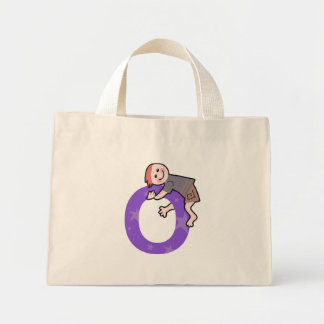 O is for.... mini tote bag