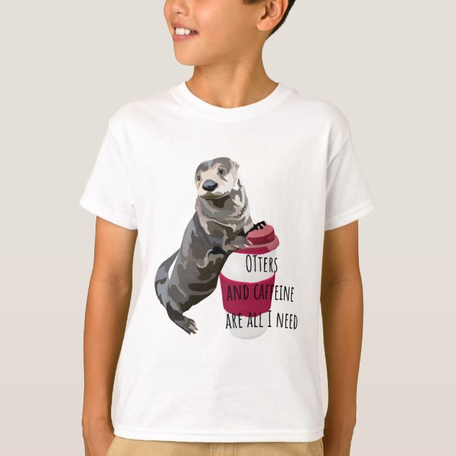 O is for Otter T-Shirt (Front)