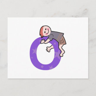 O is for.... postcard