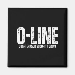 O-line Quarterback Security Crew Football Offensiv Magnet