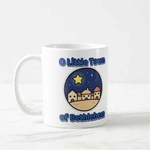 O Little Town of Bethlehem Christmas Star Coffee Mug