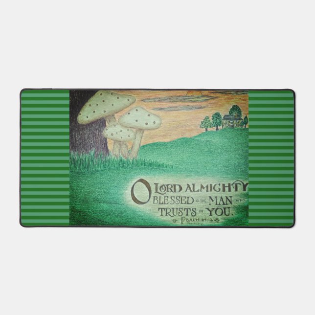 O Lord Almighty - Desk Mat (Front)