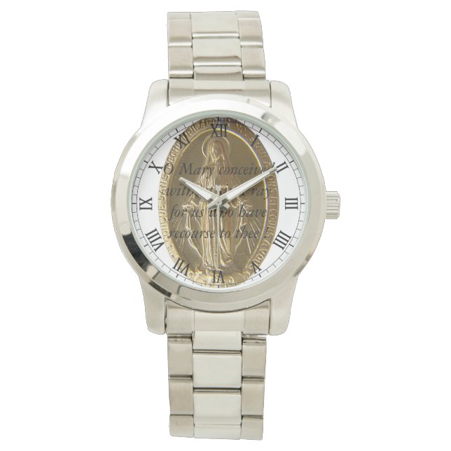 O Mary conceived without sin... Watch (Front)