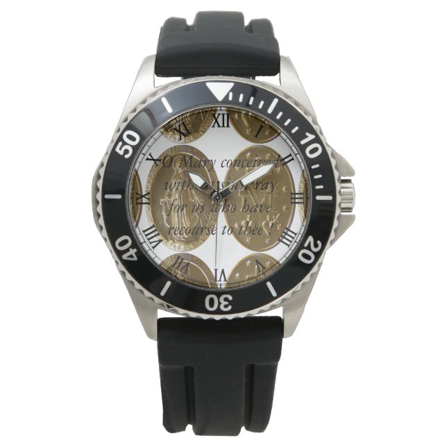 O Mary conceived without sin... Watch (Front)