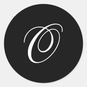 O Monogram Stickers