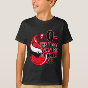 O- Most Wanted Blood Donor Month Awareness Type 0  T-Shirt