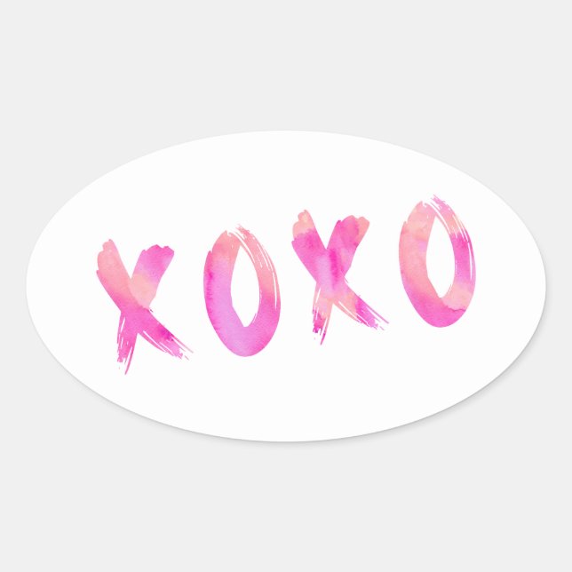 ✘o✘o oval sticker (Front)