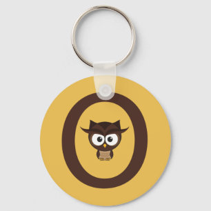 O - Owl Key Ring