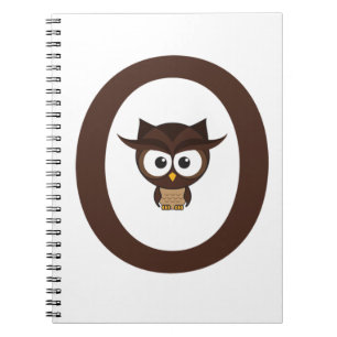 O - Owl Spiral Notebook