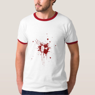 O Positive Blood Type Funny Vampire & Zombie Donor T-Shirt
