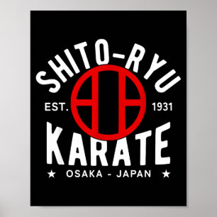 O Ryu Karate Do Martial Arts Japan Tokyo Poster