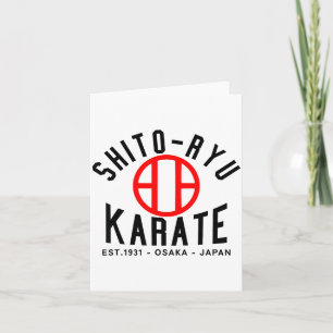 O-ryu Karate Japan Martial Arts Card