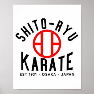 O-ryu Karate Japan Martial Arts  Poster